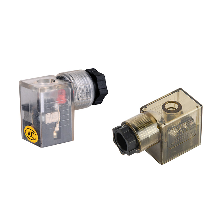 Customize Low Power24v 12v Dc Hydraulic Solenoid Plug Connector Customize Low Power Valve Solenoid Coils Mini Din Connector